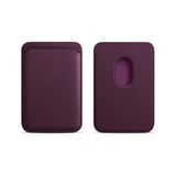 Sneezy İphone 13 Mini-13-13 Pro-13 Pro Max Uyumlu Birinci Sınıf Magsafe Cüzdan Magsafe Deri Kartlık Mor