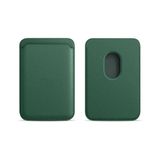 Sneezy İphone 14-14 Plus-14 Pro-14 Pro Max Uyumlu Birinci Sınıf Magsafe Cüzdan Magsafe Deri Kartlık Haki