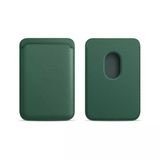 Sneezy İphone 15-15 Plus-15 Pro-15 Pro Max Uyumlu Birinci Sınıf Magsafe Cüzdan Magsafe Deri Kartlık Haki