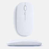 Sneezy MacBook iPad İle Uyumlu Bluetooth Şarjlı Mouse USB Dongle Şarj Kablosu Dahil Sessiz İnce ve Taşınabilir Beyaz
