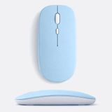 Sneezy MacBook iPad İle Uyumlu Bluetooth Şarjlı Mouse USB Dongle Şarj Kablosu Dahil Sessiz İnce ve Taşınabilir Mavi