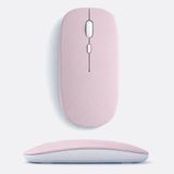 Sneezy MacBook iPad İle Uyumlu Bluetooth Şarjlı Mouse USB Dongle Şarj Kablosu Dahil Sessiz İnce ve Taşınabilir Pembe