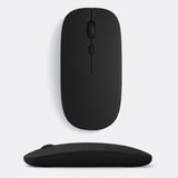 Sneezy MacBook iPad Uyumlu Bluetooth Şarjlı Mouse USB Dongle Şarj Kablosu Dahil Sessiz Ince ve Taşınabilir Siyah - Renkli