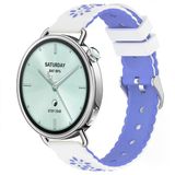 Sneezy Mi Watch S4 41Mm Çiçek Desenli Yumuşak Silikon Kordon Şık Ve Nefes Alabilen Spor Kordon Lavanta