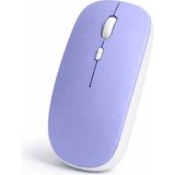 Sneezy Minimal Tasarımlı Kablosuz Mouse Bluetooth Bağlantı Şarjlı USB Dongle Destekli Hafif ve Şık Lavant - Renkli