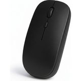 Sneezy Minimal Tasarımlı Kablosuz Mouse Bluetooth Bağlantı Şarjlı USB Dongle Destekli Hafif ve Şık Siyah - Renkli