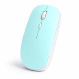 Sneezy Minimal Tasarımlı Kablosuz Mouse Bluetooth Bağlantı Şarjlı USB Dongle Destekli Hafif ve Şık Turkuaz
