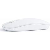 Sneezy Profesyonel Kablosuz Mouse Bluetooth Dongle Destekli Şarjlı Batarya Sessiz ve Ergonomik Tasarım Beyaz - Renkli