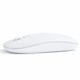 Sneezy Profesyonel Kablosuz Mouse Bluetooth Dongle Destekli Şarjlı Batarya Sessiz ve Ergonomik Tasarım Beyaz