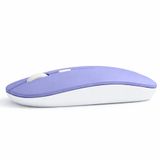 Sneezy Profesyonel Kablosuz Mouse Bluetooth Dongle Destekli Şarjlı Batarya Sessiz ve Ergonomik Tasarım Lavant