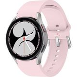 Sneezy Samsung Galaxy Watch 6 40 43 44 47MM Uyumlu Orjinal Tasarım Kavisli Purelux Silikon Kordon - Açık Pembe