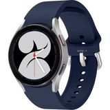 Sneezy Samsung Galaxy Watch 6 40 43 44 47MM Uyumlu Orjinal Tasarım Kavisli Purelux Silikon Kordon - Lacivert