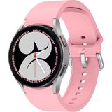 Sneezy Samsung Galaxy Watch 6 40 43 44 47MM Uyumlu Orjinal Tasarım Kavisli Purelux Silikon Kordon - Pembe