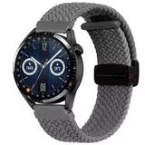 Sneezy Samsung Galaxy Watch 6 – Classic 40-43-44-47Mm 20Mm Fiberlink Manyetik Tokalı Örgü Kordon Koyu Gri
