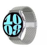 Sneezy Samsung Galaxy Watch 6 – Classic 40-43-44-47Mm 20Mm Metal Klips Solo Fiberlink Örgü Kordon Gri