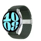 Sneezy Samsung Galaxy Watch 6 – Classic 40-43-44-47Mm 20Mm Metal Klips Solo Fiberlink Örgü Kordon Haki