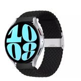 Sneezy Samsung Galaxy Watch 6 – Classic 40-43-44-47Mm 20Mm Metal Klips Solo Fiberlink Örgü Kordon Siyah