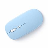 Sneezy Sessiz Kablosuz Mouse Bluetooth USB Dongle Destekli Şarjlı Ofis ve Ev Kullanımı İçin İdeal Mavi