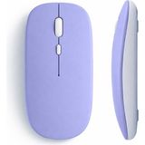 Sneezy Tablet ve Telefon Için Bluetooth Mouse Ios Android Uyumlu Şarjlı Batarya USB Dongle ve Kablo Dahil Lavant - Renkli