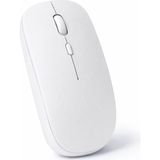 Sneezy Tüm Cihazlara Uyumlu Bluetooth Mouse Şarjlı Batarya USB Dongle ve Şarj Kablosu Dahil Beyaz - Renkli