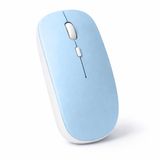 Sneezy Tüm Cihazlara Uyumlu Bluetooth Mouse Şarjlı Batarya USB Dongle ve Şarj Kablosu Dahil Mavi