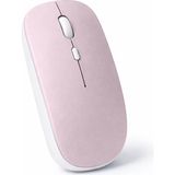 Sneezy Tüm Cihazlara Uyumlu Bluetooth Mouse Şarjlı Batarya USB Dongle ve Şarj Kablosu Dahil Pembe - Renkli