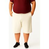 Sngl Büyük Beden Erkek Kapri 3XL 4XL 5XL 6XL 7XL 8XL 9XL Ekru Rahat Kesim Yazlık Tasarım