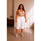 sngl tekstil Büyük Beden Kadın Tayt Kapri 3XL 4XL 5XL 6XL 7XL 8XL