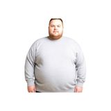 sngl tekstil Erkek Büyük Beden Oversize 3 İplik Uzun Kollu Sweatshirt 3xl-4xl-5xl-6xl-7xl-8xl-9xl
