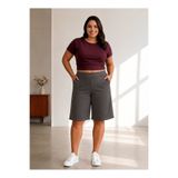 sngl tekstil Kadın Büyük Beden Kapri S M L XL 2XL 3XL 4XL 5XL 6XL 7XL 8XL 9XL