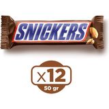 Snickers 50 gr Yer Fıstıklı Çikolata 12'li - 50 gr
