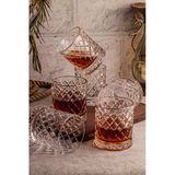 Snippy Madrid - 6'lı Cam Bardak 250 ml El Yapımı Meşrubat Bardağı