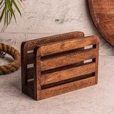 Snippy Warmy Ahşap Peçetelik Masaüstü Peçete Organizeri 5 x 14 x 9,5 cm