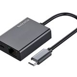 Snlrntin USB C - RJ45 Ağ Adaptörü Google TV, MacBook Pro, Google TV Chromecast HD/4K, Dizüstü Bilgisayar, iPad Pro ve Diğer USB C Cihazları için USB C - Ethernet Adaptörü ile Uyumlu