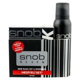 Snob Black + Classic EDT 100 ml Erkek Parfümü + 150 ml Deodorant Seti
