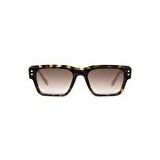 Snob Milano Giuan Mari Leopar Şeffaf Unisex Optik / Güneş Gözlüğü
