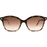 Snob Mılano-Vırgola SNV138-C008-Z 52 Unisex Klipsli Güneş Gözlüğü - Leopar