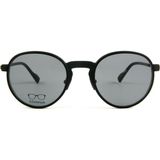 Snob-SPECIAL ONE SNV150T-C006-Z Unisex Klipsli Güneş Gözlüğü - Siyah