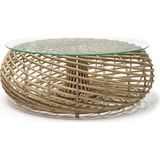 Snoc Myla Rattan Sehpa - Sarı - Standart