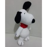 Snoopy Köpek Amigurumi Organik Oyuncak