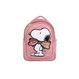 SNOOPY Lisanslı BowTie Pembe Orijinal Anaokulu Çantası