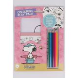 Snoopy Lisanslı Seyahat Serisi Boyama Seti