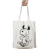 Snoopy-Png Iki Tarafı Kalıcı Baskılı Yıkanabilir Çanta