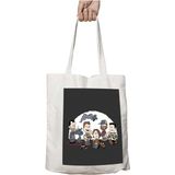 Snoopy Supernatural Iki Tarafı Kalıcı Baskılı Yıkanabilir Çanta