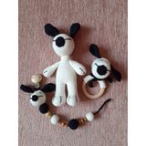 Snoopy Yeni Doğan Takım Amigurumi Organik Oyuncak