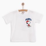 Snooze baby Erkek Bebek Lisans Tişört Bisiklet Yaka Short Sleeve - Beyaz