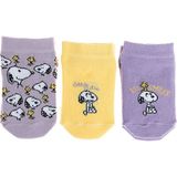 Snooze Baby Snoopy 3'lü Bilek Çorap Kız Bebek - Sarı - 12 - 24 Ay
