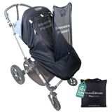 SnoozeShade Plus Extra (6-9 m +) Evrensel Fit Bebek Güneşliği ve Bebek Arabası ve Bebek Arabası için Uyku Yardımı | UV'nin %99'una kadar bloke eder