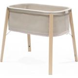 Snoozi Bassinet Sandy Beige, Ayarlanabilir Yükseklikli Nefes Alabilir Beşik - Bej