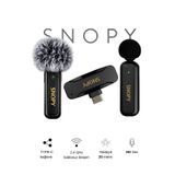 Snopy İki mikrofonlu Type-C MİNİ YAKA mikrofonu